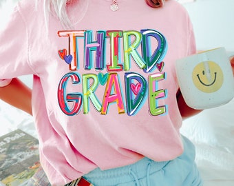 Third Grade Teacher Shirt, Comfort Color Shirt, Third Grade Shirt, Back to School Shirt, Teacher Appreciation, Elementary School