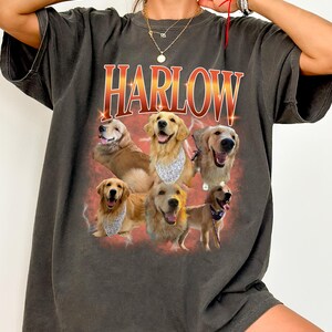Comfort Colors Custom Dog Shirt, Custom Pet Shirt, Custom Bootleg Shirt, Bootleg Rap Dog Shirt, Custom Design Tshirt, Custom Picture T-Shirt image 1