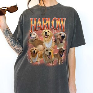 Comfort Colors Custom Dog Shirt, Custom Pet Shirt, Custom Bootleg Shirt, Bootleg Rap Dog Shirt, Custom Design Tshirt, Custom Picture T-Shirt image 4