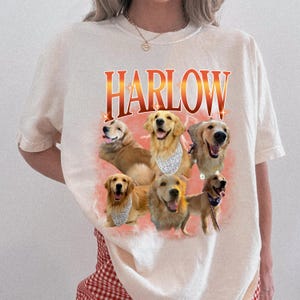 Comfort Colors Custom Dog Shirt, Custom Pet Shirt, Custom Bootleg Shirt, Bootleg Rap Dog Shirt, Custom Design Tshirt, Custom Picture T-Shirt image 5