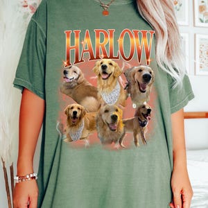 Comfort Colors Custom Dog Shirt, Custom Pet Shirt, Custom Bootleg Shirt, Bootleg Rap Dog Shirt, Custom Design Tshirt, Custom Picture T-Shirt image 3