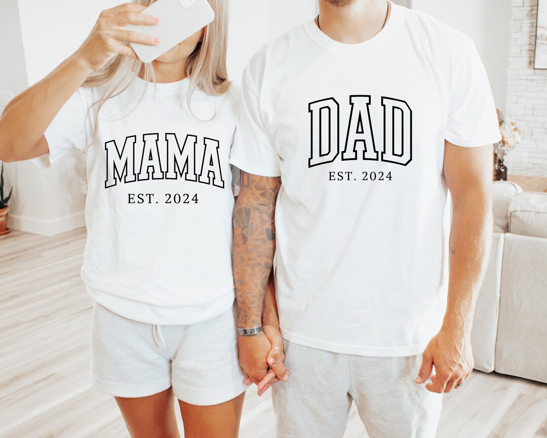Custom Mom Dad Couples Shirt, Gift for Dad, Gift for Mom, Mom Dad ...