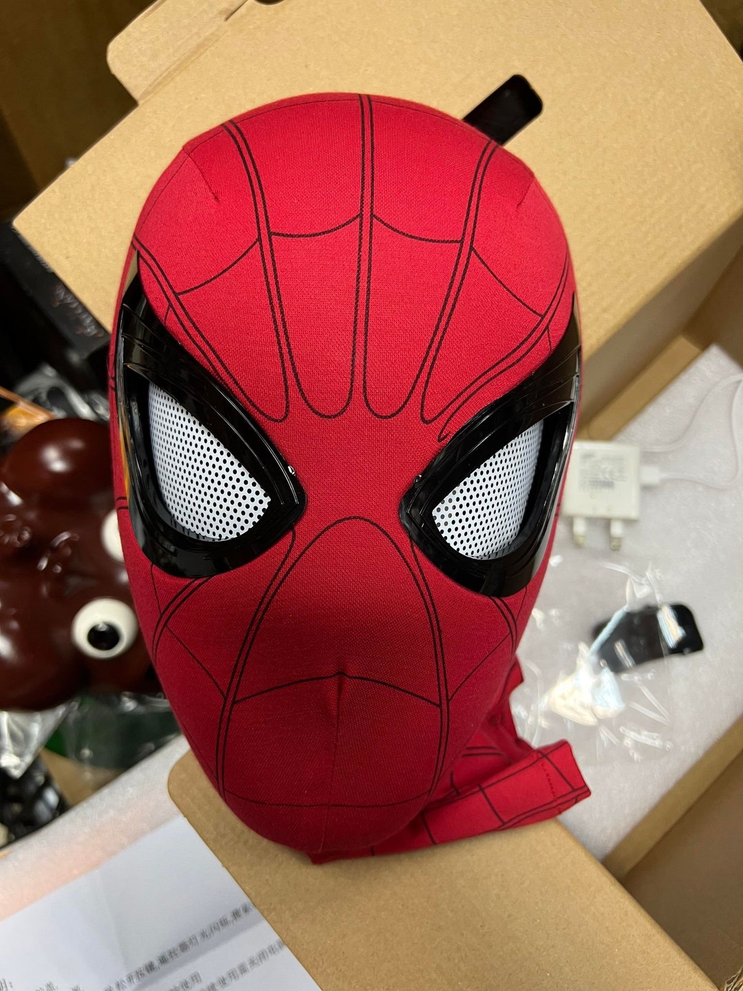 Spider Man Helmet Mask 2.1 Cosplay Prop Spiderman Spiderman Etsy
