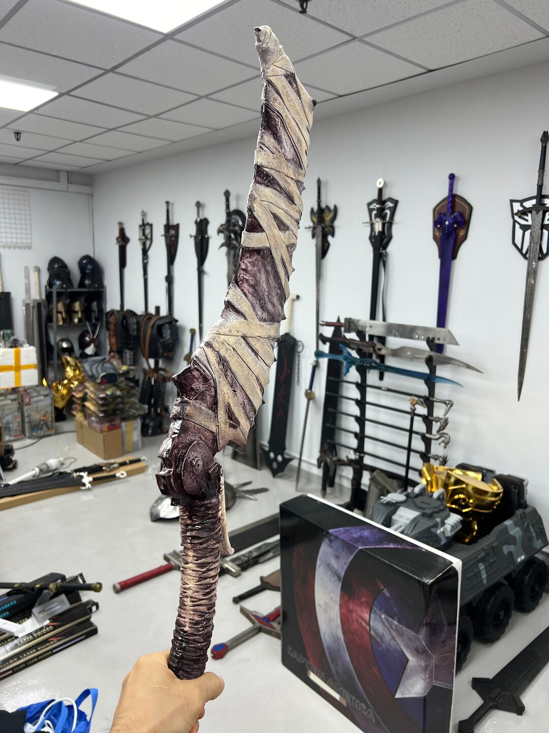 Bloodborne Dark Souls Elden Ring Saw Cleaver Weapon Blade Cosplay