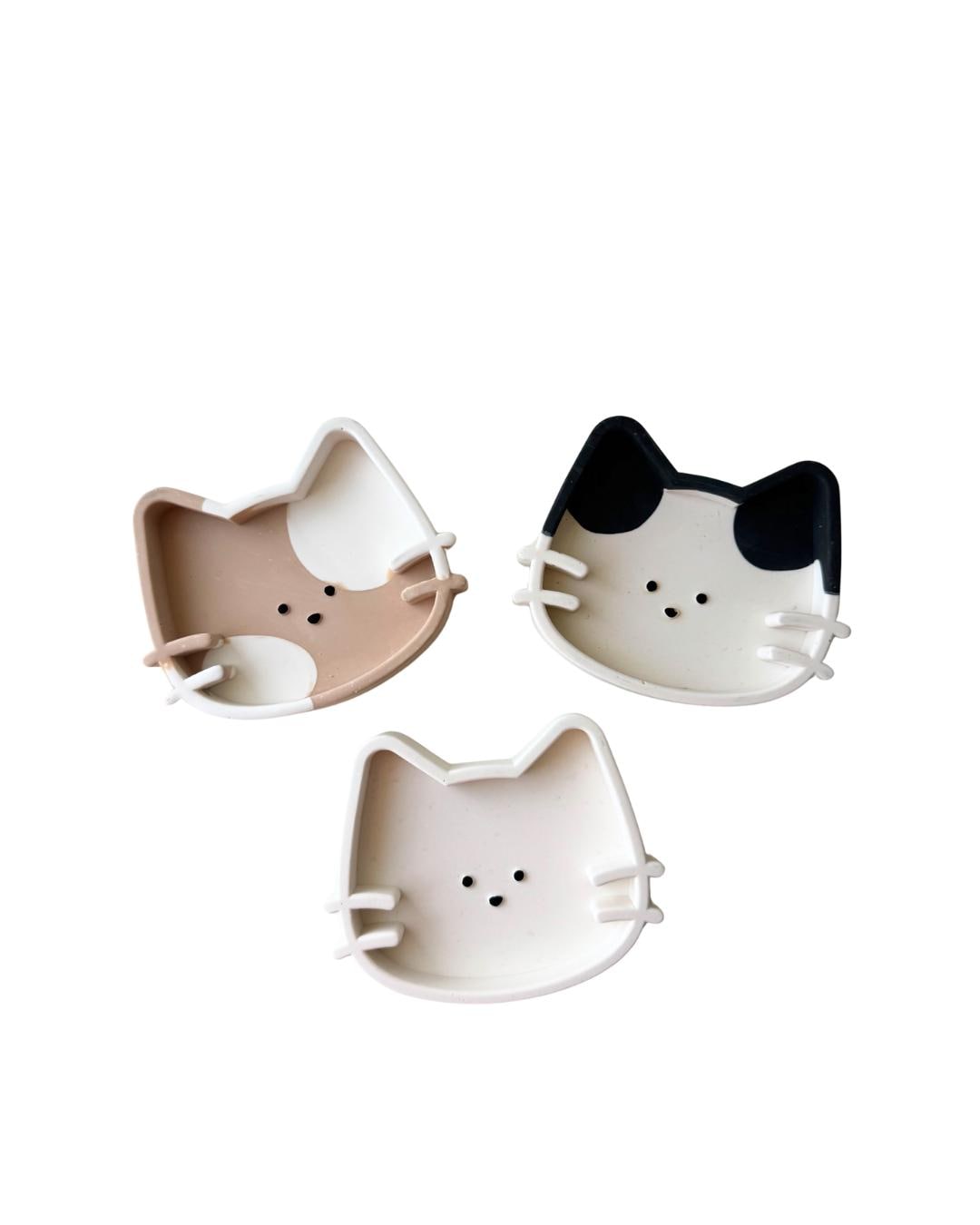 ジェスモナイト キティ トリンケットトレイ：猫好きへのギフト、指輪・ジュエリー入れ - Etsy 日本