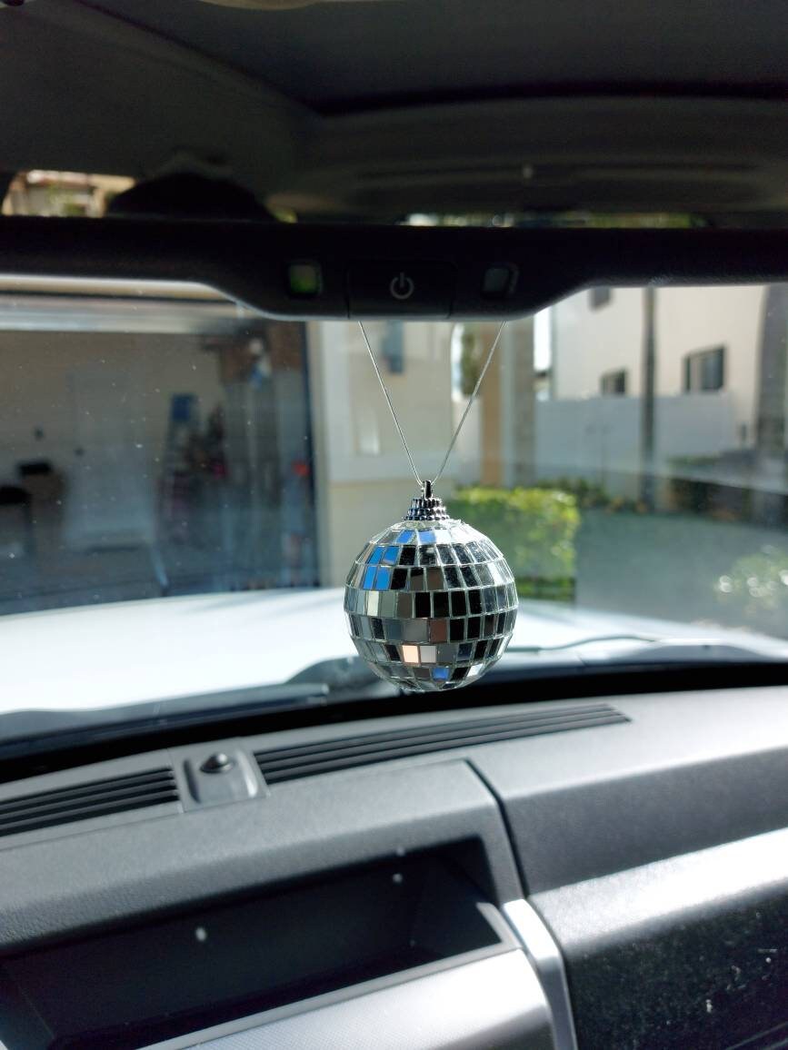 Rear View Mirror Disco Ball Disco Ball Car Decor Hanging Etsy