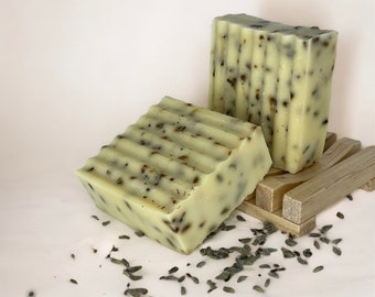 Dried Lavender Infused Shea butter Soap | Vegan Soap | Homemade Soap | Handmade Soap | Natural Soap | Palm Free Soap | Cold Process Soap