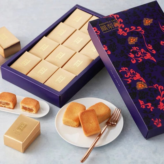 Jiu Zhen Nan Pineapple Cakes Gift Box, 12 Pcs, Shipped Fresh From