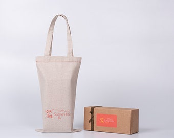 SunnyHills Pineapple Cakes 10pcs Gift Box with Linen Bag from Taiwan 微熱山丘鳳梨酥禮盒10入