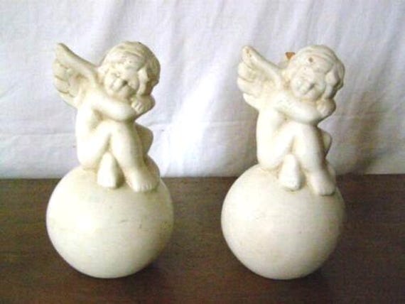 アンティークの天使の像 - 陶器の置物 - Etsy 日本