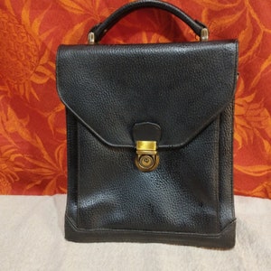 Vintage : sacoche en cuir homme