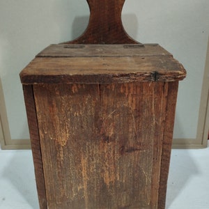 old salt box - 19th century in wood