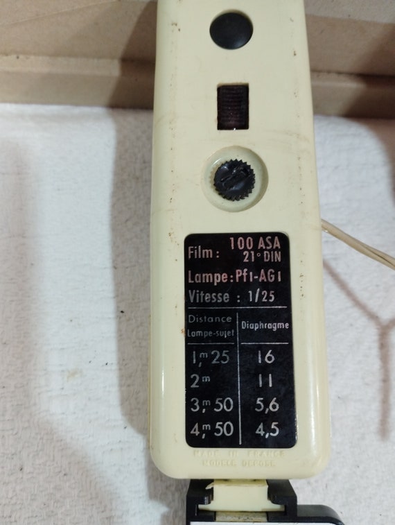 FLASH VINTAGE CUBIK marque FEX pour lampes PF1-PF5 AG1 Appareil Photo EUR 10,00 - FR