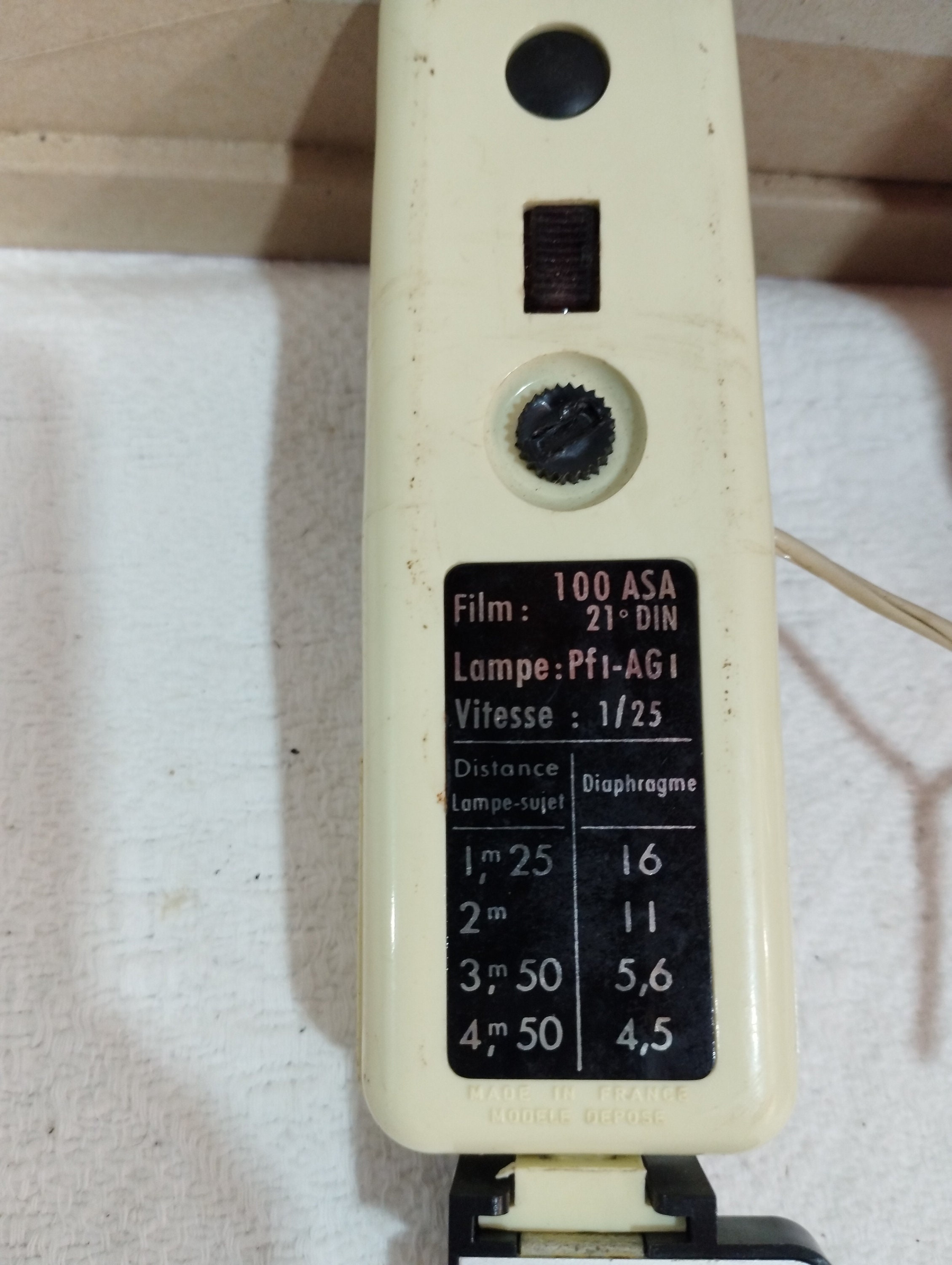 Appareil Photo Vintage Fex Flash Avec étui – Modèle Fex Elite