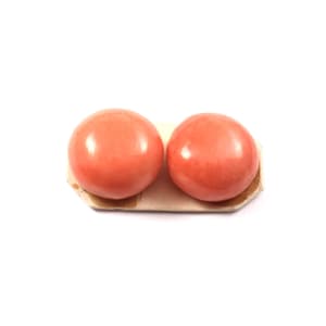 Natural Japanese Angel Skin Momo Coral Loose Gemstone Round Beads 100% Genuine Japanese Rare Coral For Earrings