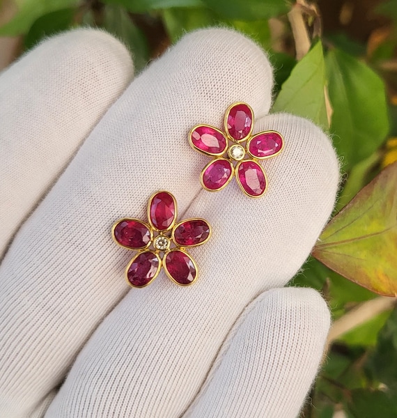Orecchini A Fiore Oro Per Donna | Gioielli A Forma Di Fiore In Lega E Acrilico