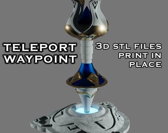 Teleport Waypoint -- Genshin Impact Table Decor -- 3D Print Ready