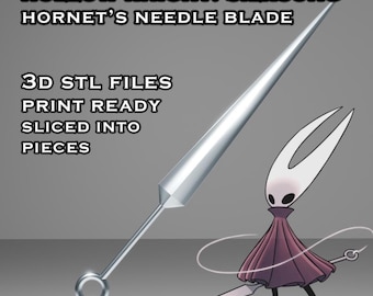 Hornet's Needle Blade -- Hollow Knight Silksong -- 3D Printable Cosplay Prop