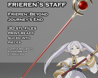Frieren's Staff / Wand -- Frieren: Beyond Journey's End -- 3D Printable Cosplay Prop -- Ready to Print & Sliced
