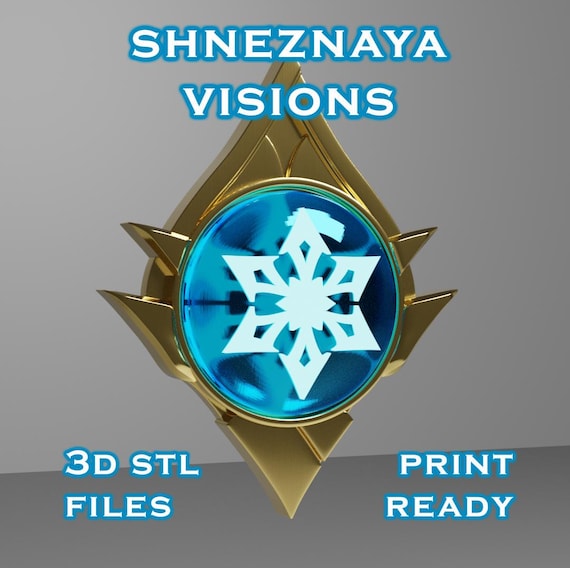 Shneznaya Vision Set -- Childe Cosplay -- Genshin Impact -- Vision