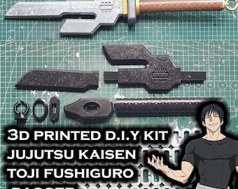 Toji Fushiguro Dagger -- 3D Printed D.I.Y Kit -- Jujutsu Kaisen -- Cosplay Prop