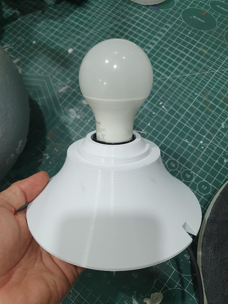 Neptune Lamp -- Realistic Neptune Surface -- Table Decor Night Light image 5