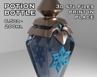 Potion Bottle Genshin Impact -- 6.5oz 200ml -- Print Ready
