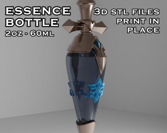 Potion Bottle Genshin Impact -- 2oz 60ml -- Print Ready