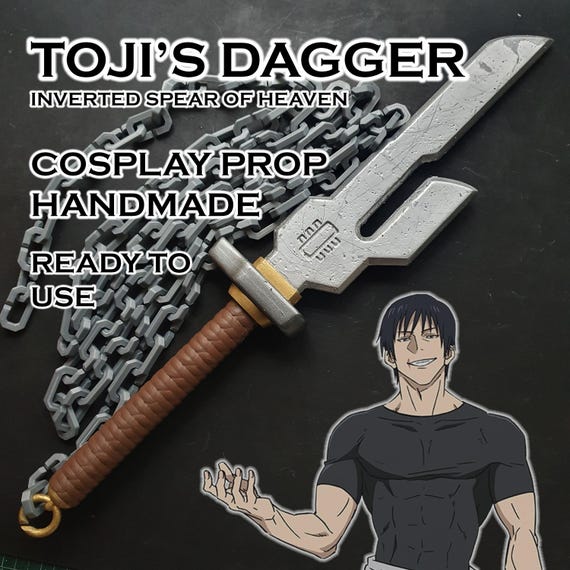 TOJIの短剣 - 手作りコスプレ小道具 - 呪術廻戦 - 逆天槍 - すぐに使用