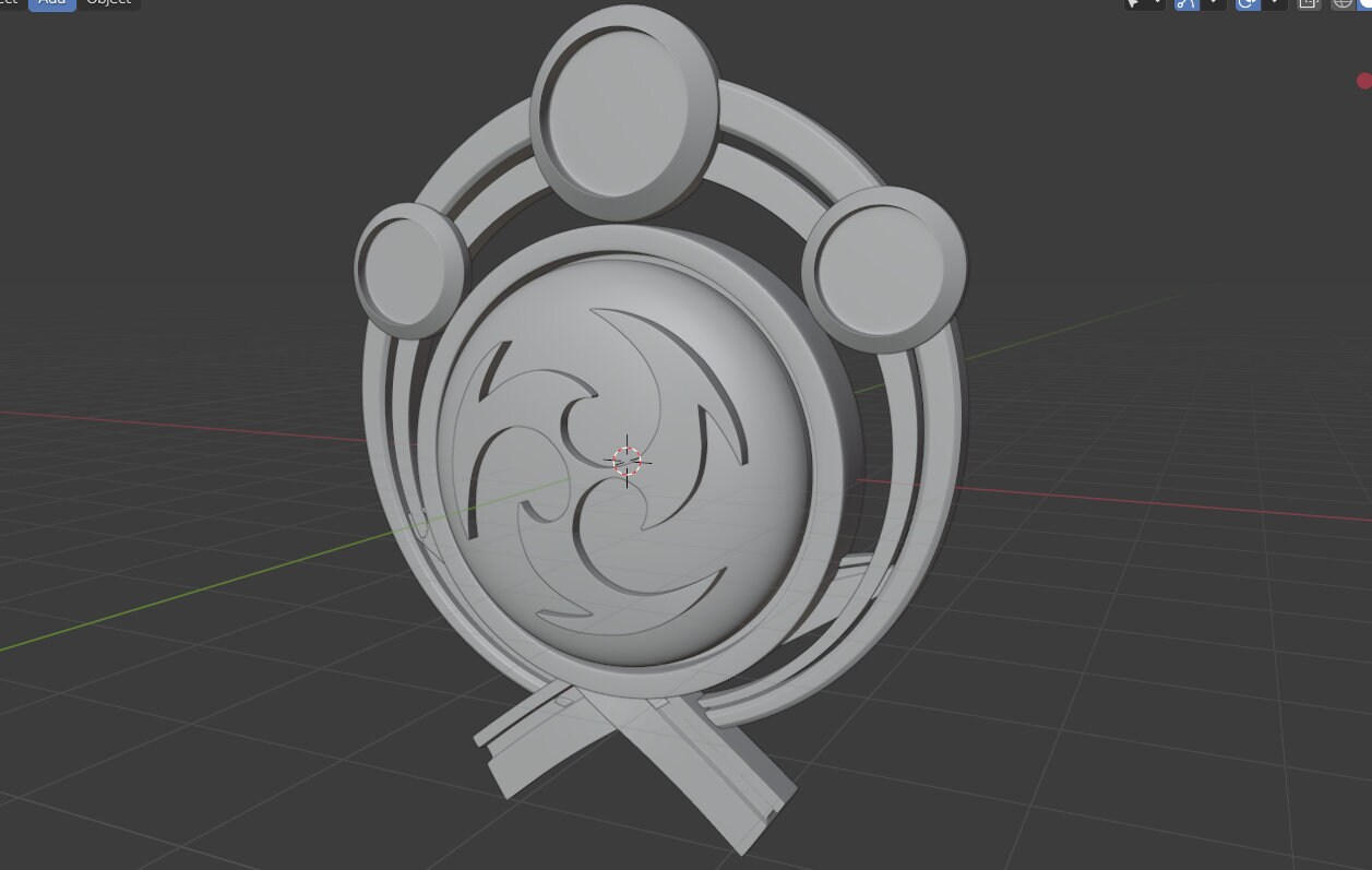 Inazuma Vision Set Genshin Impact Vision Frame and 7 - Etsy