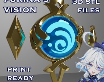Furina Vision Set -- Genshin Impact Cosplay -- 3D Print Ready
