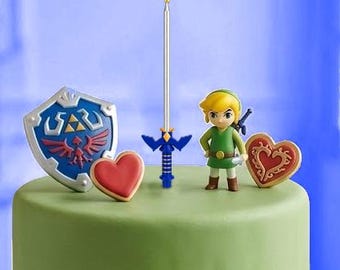 Nintendo Legend of Zelda Master Sword Birthday Candle Holder! Candle Included!