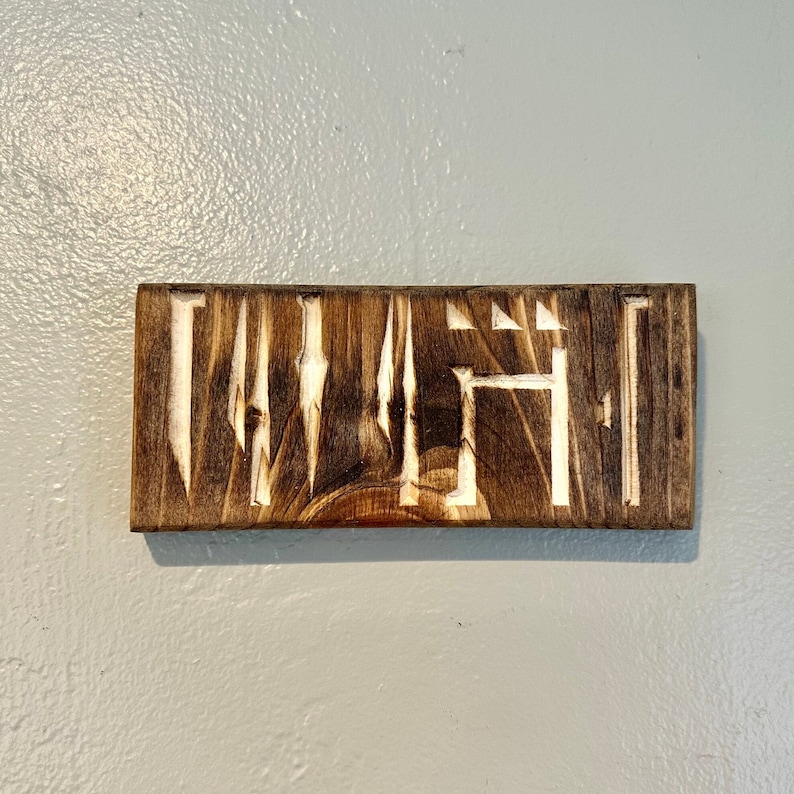 Your Name in Mandalorian Custom Star Wars Name Sign Etsy