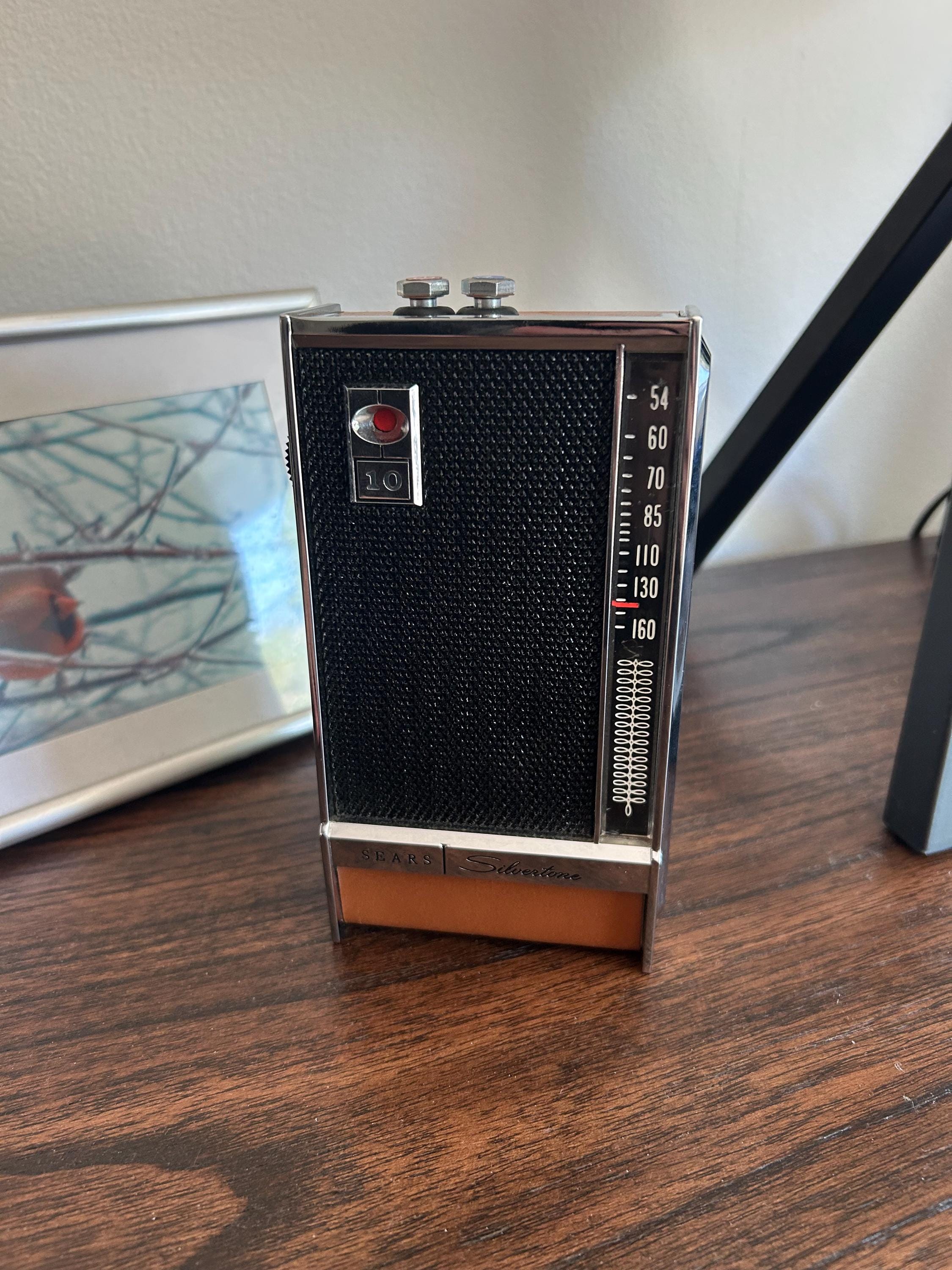 Vintage sears silvertone radio - Etsy 日本