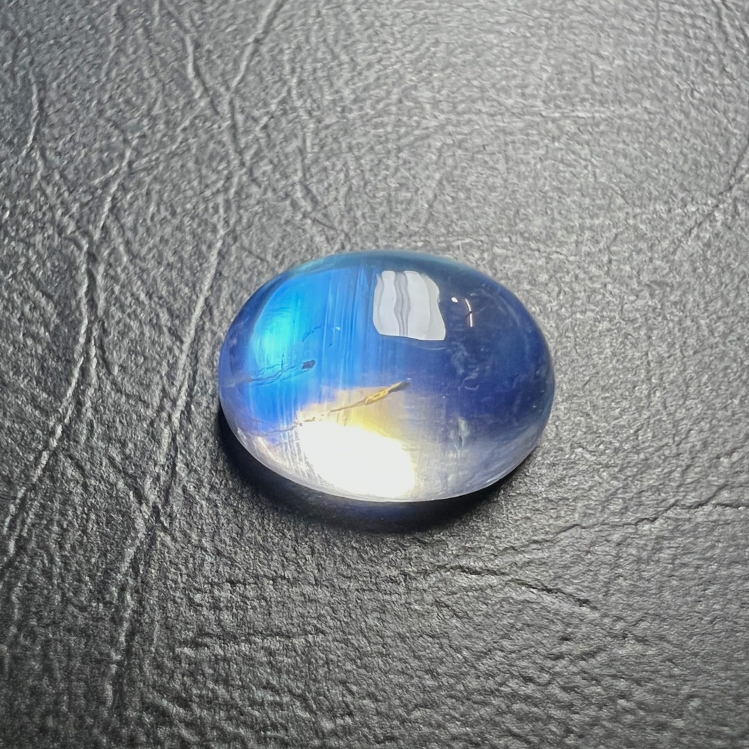 AAA Natural Blue Moonstone Gemstone Cabochon Handmade 3.95ct Etsy