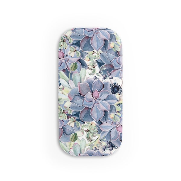 Purple Succulent Phone Click-On Grip