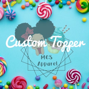 Custom Shaker Cake Topper
