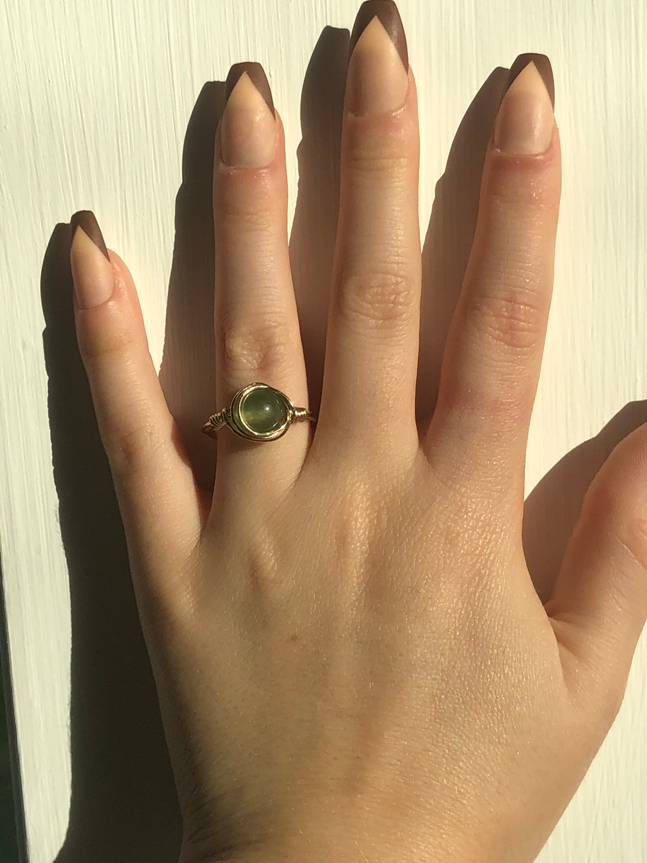 Sage Green Ring Etsy