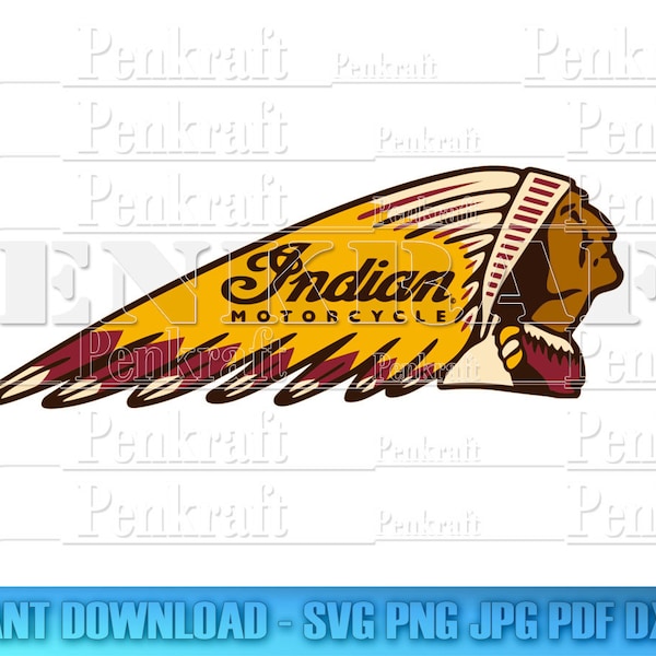 Indian Motorcycle Svg, Red, Black  Motorbike Biker Vehicle Wheels Hog Clipart Digital Download SVG EPS PNG pdf dxf jpg Cut Files