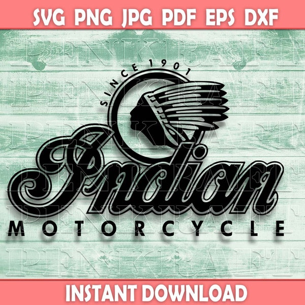 Indian Motorcycle Svg, Black, Grey, Red,  Motorbike Biker Vehicle Wheels Hog Clipart Digital Download SVG EPS PNG pdf dxf jpg Cut Files