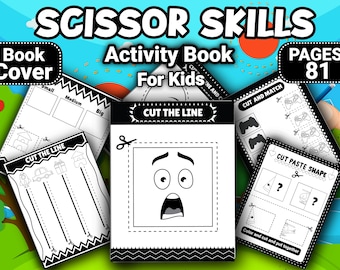 Scissor Skills Activity Book: Printable Cutting Practice (PDF)