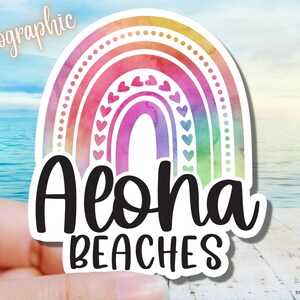 Aloha Rainbow Retro Socks - Aloha Lovely