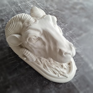 Ram Head Wall Sculpture