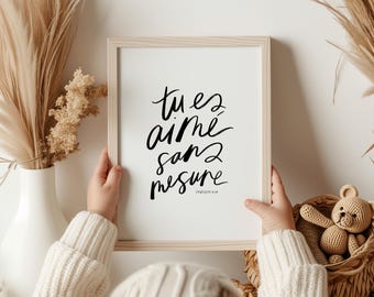 Tu es aimé sans mesure