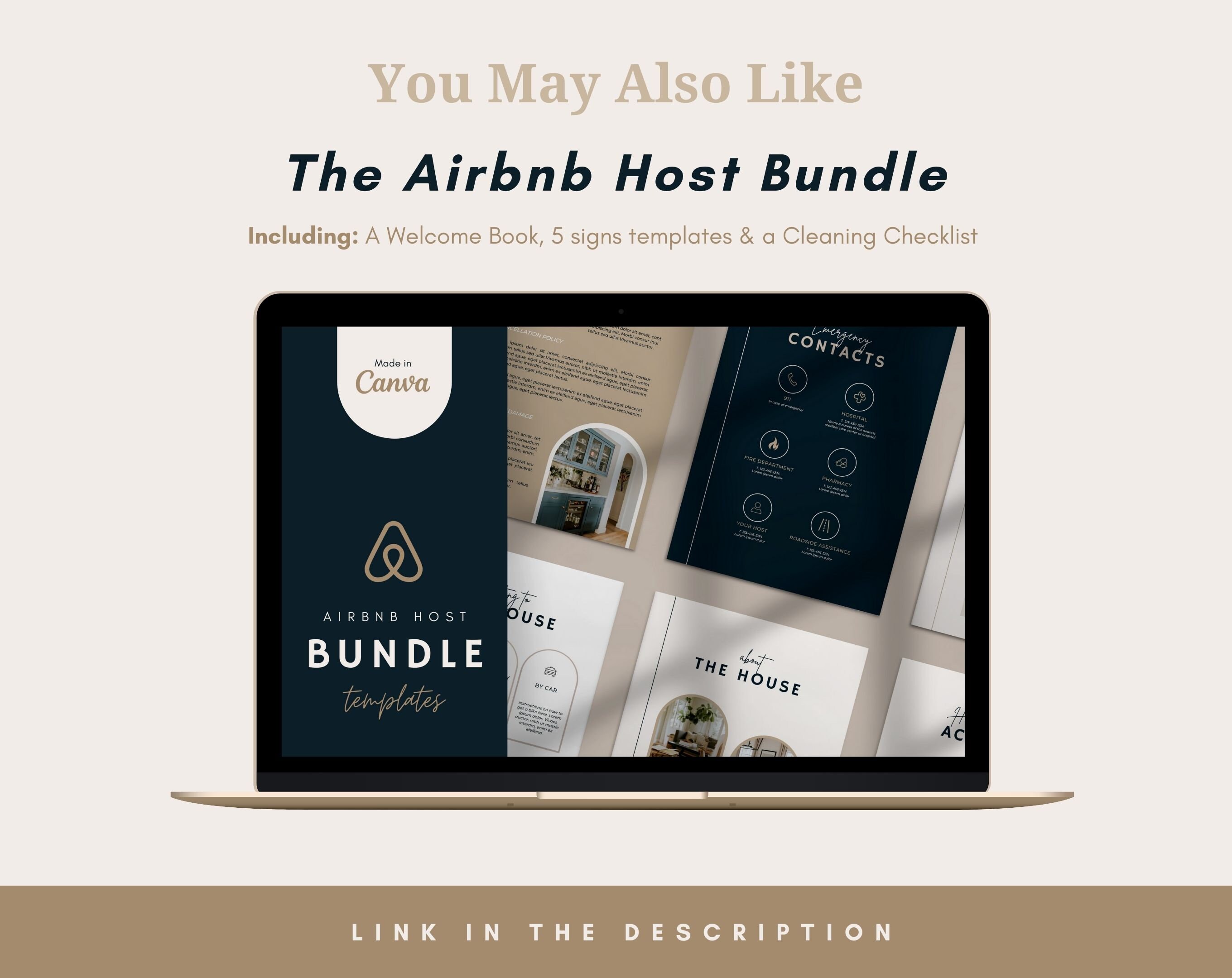 Airbnb Welcome Book Template Guest Book Canva Template - Etsy