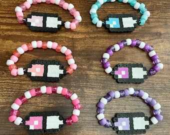 Yami Kawaii Pastel Perler Kandi Bracelets
