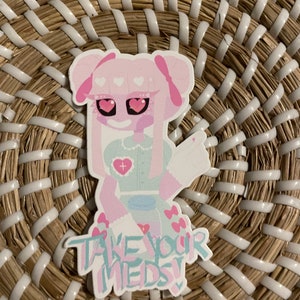 Menhera Chan Sticker for Sale by nombebah