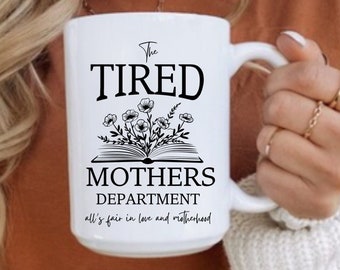 Moe moeders afdeling mok, Moederdag cadeau voor haar, cadeau voor nieuwe moeder, gemartelde moeders mok, grappige moederschap mokken, moeder mok, moeder verjaardag