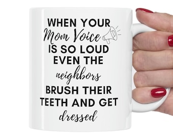 Mom Gift, Mothers Day Gift for Mom, Funny Mom Gifts for Her, Mom Coffee Mug, Mom Voice Funny Mug for Mom, Mom Birthday Gift from Daughter