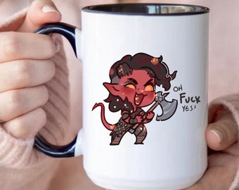Gamer Mug, Gaming Gift Mug, Dungeon And Dragon, Gift for Boyfriend, Gift for Girlfriend, Funny Gift for Gamer RPG Player Coffee Mug